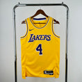 Load image into Gallery viewer, Dalton Knecht #4 Los Angeles Lakers NBA ICON Edition 2024-25 Swingman Jersey