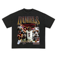 Load image into Gallery viewer, JAYDEN DANIELS ROOKIE VINTAGE GRAPHIC TEE - WASHINGTON COMMANDERS BLACK