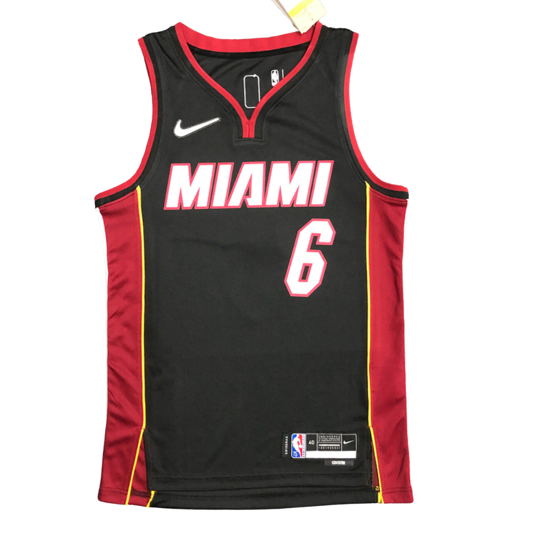 lebron heat jersey black