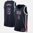 Load image into Gallery viewer, Lebron James #6 Team USA Olympics NBA Swingman Jersey