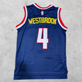 Load image into Gallery viewer, Russell Westbrook #4 Denver Nuggets NAVY 2024-25 NBA Swingman Jersey
