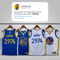 Load image into Gallery viewer, CURRY #2974 Legendary Edition Golden State Warriors Jersey