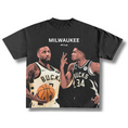 Load image into Gallery viewer, Milwaukee GREEK FREAK X DAME TIME Vintage T-Shirt
