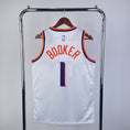 Load image into Gallery viewer, Devin Booker #1 Phoenix Suns NBA White Association Edition 2024-25 Swingman Jersey