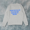 Load image into Gallery viewer, LOOK WITHIN CREWNECK SWEATER - LIGHT GRAY