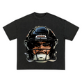 Load image into Gallery viewer, CALEB WILLIAMS NFL HELMET VINTAGE GRAPHIC TEE - CHICAGO BEARS
