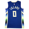 Load image into Gallery viewer, Dame Lillard #0 Milwaukee Blue Swingman NBA Jersey