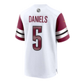 Load image into Gallery viewer, Jayden Daniels #5 Washington Commanders Swingman NFL 2024 White Jersey