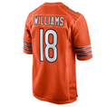 Load image into Gallery viewer, Caleb Williams #18 Chicago Bears Swingman NFL 2024 Orange Jersey