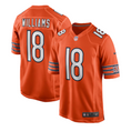 Load image into Gallery viewer, Caleb Williams #18 Chicago Bears Swingman NFL 2024 Orange Jersey