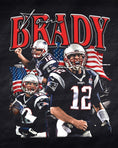 Load image into Gallery viewer, TOM BRADY 'USA' NEW ENGLAND PATRIOTS 2025 VINTAGE GRAPHIC HOODIE