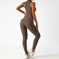 Load image into Gallery viewer, Los Angeles Ribbed Sports Bra & Leggings Set - MOCHA NEUTRLS