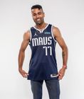 Load image into Gallery viewer, Luka Doncic #77 Dallas 2024-25 Swingman NBA Jersey (Navy BLue)