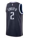 Load image into Gallery viewer, Dereck Lively II #2 Dallas 2024-25 Swingman NBA Jersey (Navy Blue)