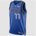 Load image into Gallery viewer, Luka Doncic #77 Dallas 2024-25 Swingman NBA Jersey (Blue)