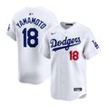 Load image into Gallery viewer, Yoshi Yamamoto #18 Los Angeles Dodgers 2025 White Home Limited Player Swingman Jersey
