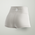 Load image into Gallery viewer, Yoga Shorts - CRÉME NEUTRLS