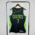 Load image into Gallery viewer, Jaylen Brown #7 Boston Celtics NBA 2024-25 City Edition Swingman Jersey