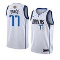 Load image into Gallery viewer, Luka Doncic 2024 FINALS White NBA Dallas Mavericks Swingman Jersey