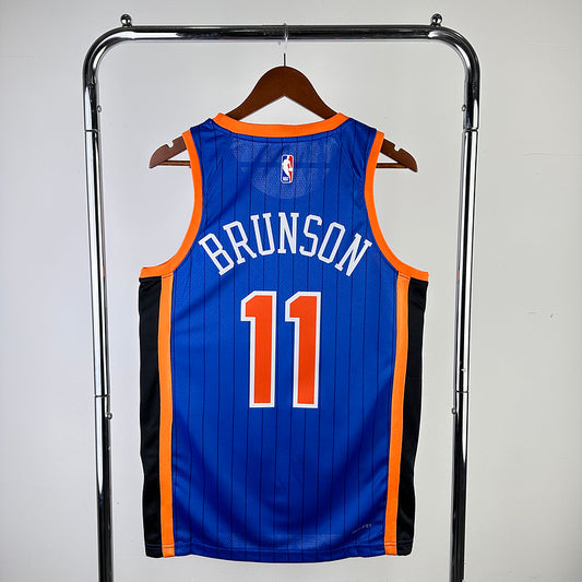 Jalen Brunson #11 New York Knicks NBA 2024 City Edition Swingman Jersey