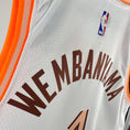 Load image into Gallery viewer, Victor Wembanyama #1 San Antonio Spurs City White NBA Jersey
