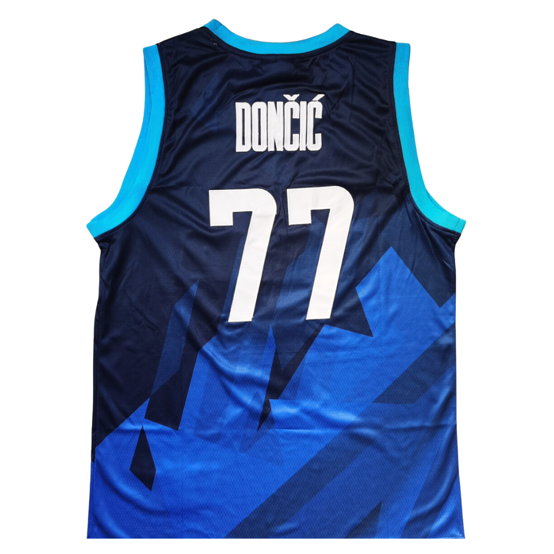 Luka Doncic #77 Slovenia National Basketball Jersey