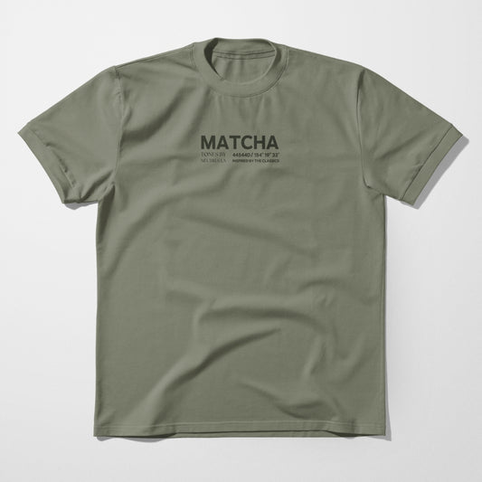 NEUTRLS LA Basics OVERSIZED COTTON TEE - MATCHA