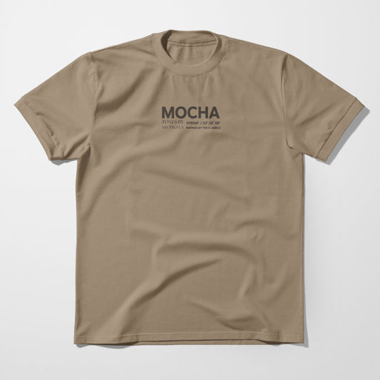 NEUTRLS LA Basics OVERSIZED COTTON TEE - MOCHA