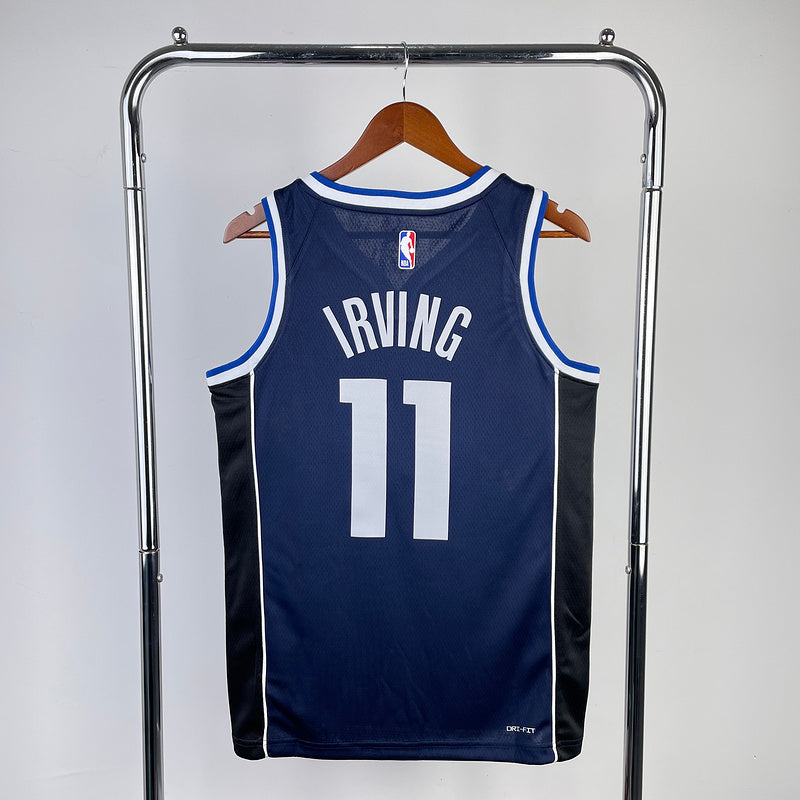 Kyrie Irving #11 Dallas Mavericks Away Navy NBA Jordan Swingman Jersey