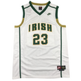 Load image into Gallery viewer, Lebron James #23 SVSM Irish White Vintage Jersey
