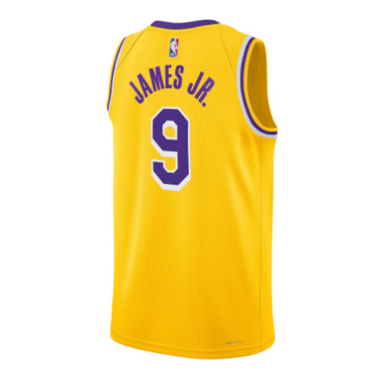 Bronny James #9 Los Angeles Lakers 2024 Home Jersey