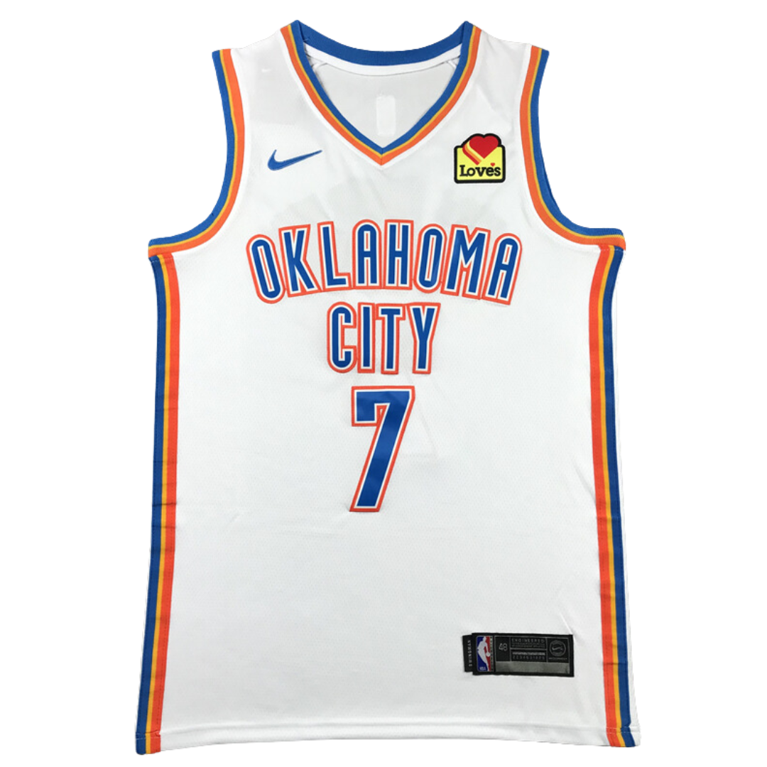 Chet Holmgren #7 Oklahoma City Thunder OKC WHITE Edition Swingman Jersey