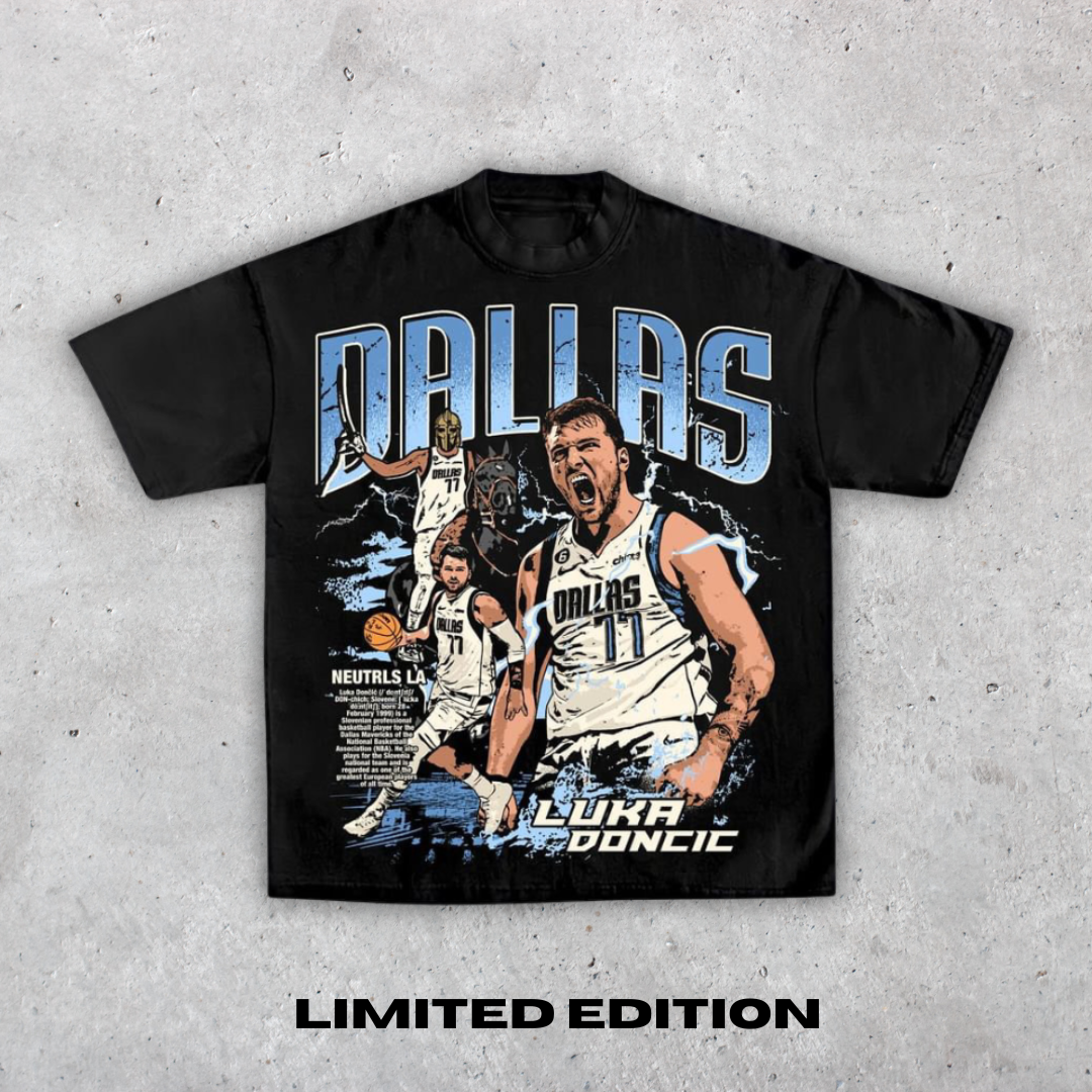 Limited Edition Luka Dallas Icon Vintage Graphic T-Shirt