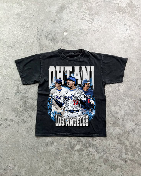 SHOHEI OHTANI LOS ANGELES DODGERS VINTAGE GRAPHIC TEE