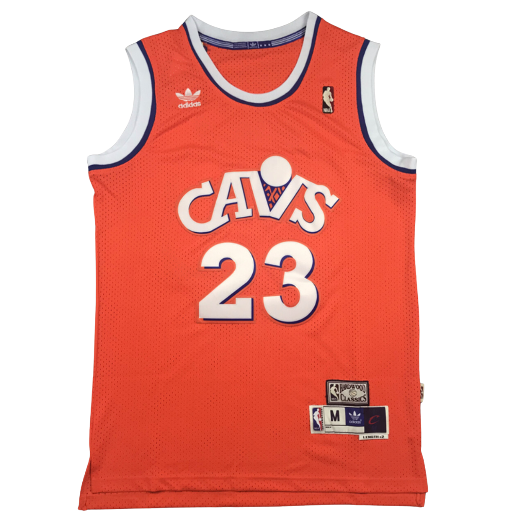 Lebron James #23 Vintage Cleveland Cavaliers Orange Jersey