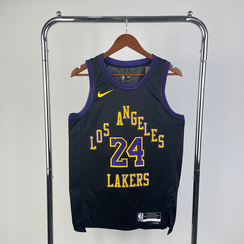 Kobe Bryant #24 Los Angeles Lakers NBA City Edition 2023-24 Swingman Jersey