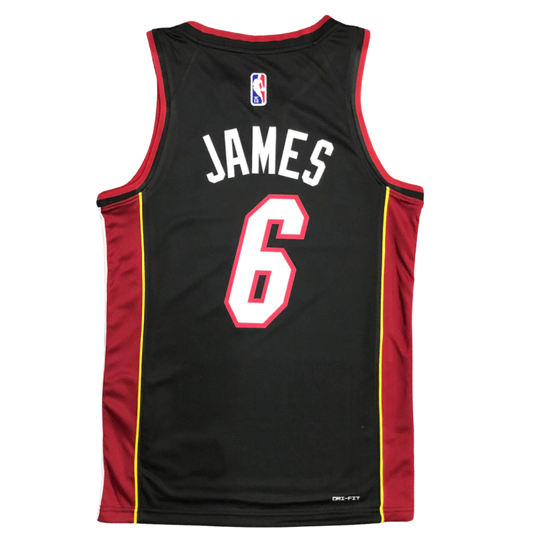 lebron heat jersey black