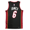 Load image into Gallery viewer, Lebron James #6 Vintage Miami Heat Black Jersey
