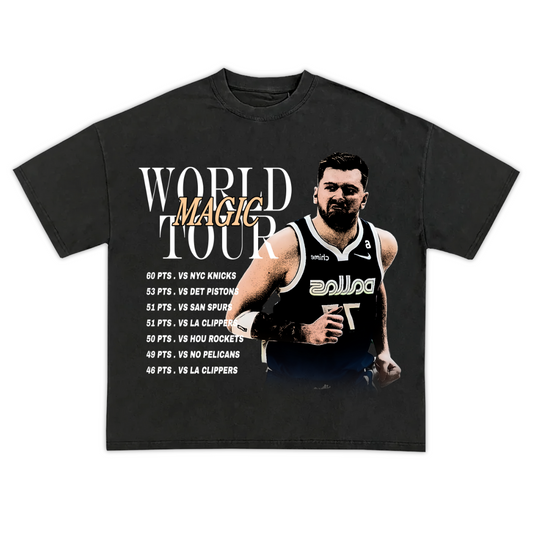 LUKA MAGIC WORLD TOUR VINTAGE LOUNGE TEE