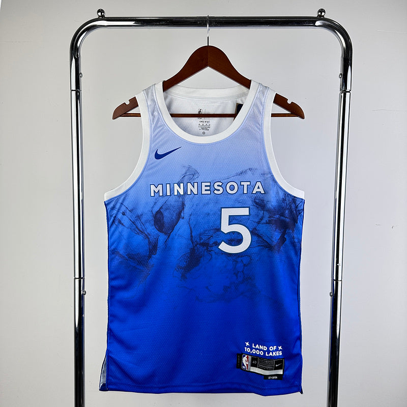 Anthony Edwards #5 Minnesota Timberwolves NBA CITY Edition 2023-24 Swingman Jersey