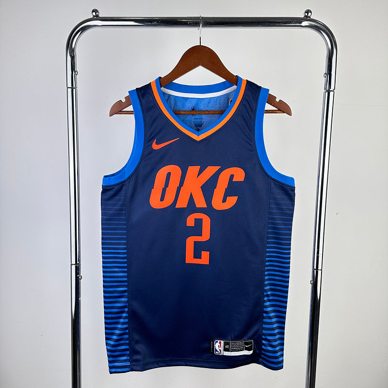 Shai Gilgeous-Alexander #2 Oklahoma City Thunder OKC NBA Statement Edition 2019-20 Swingman Jersey