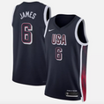 Load image into Gallery viewer, Lebron James #6 Team USA Olympics NBA Swingman Jersey
