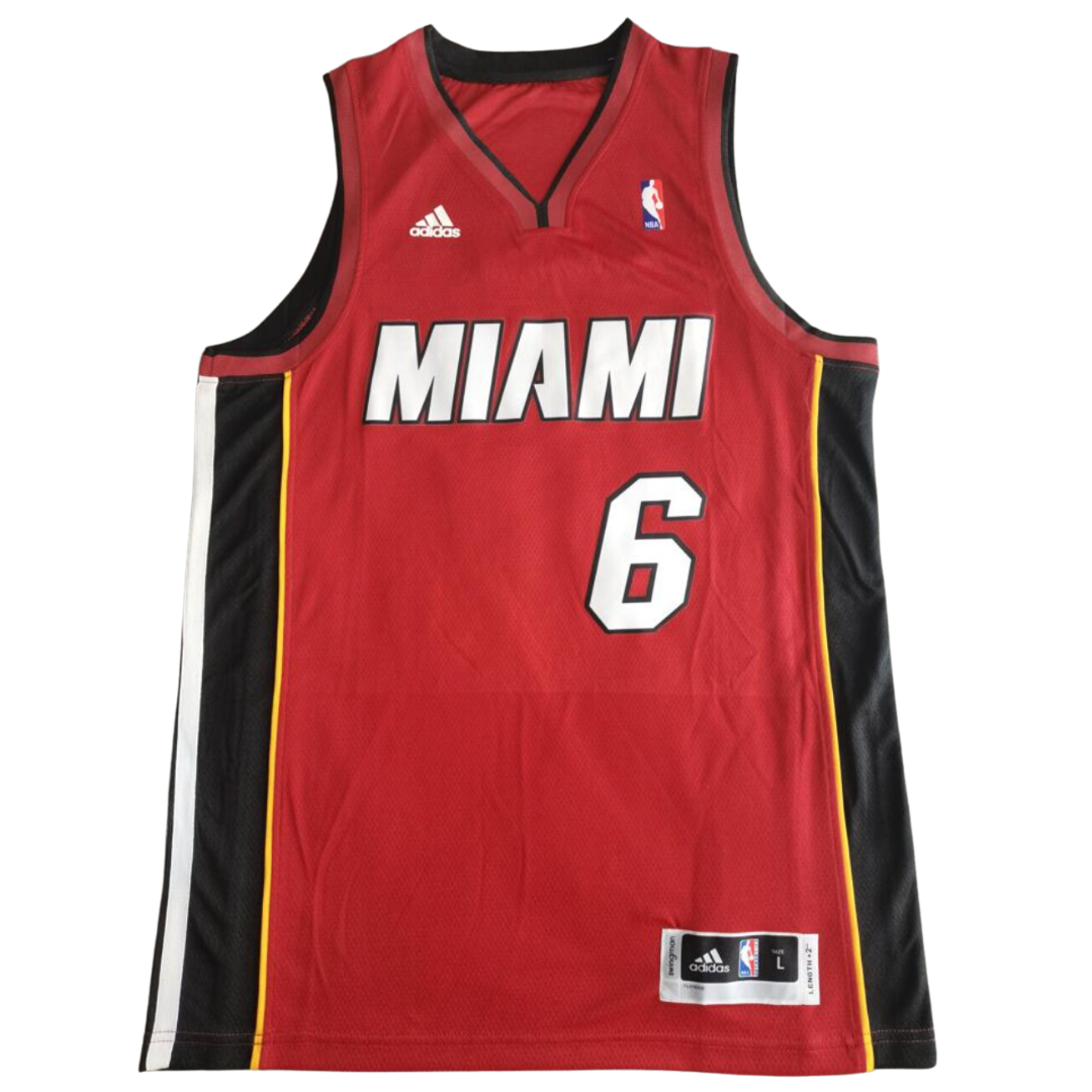 Lebron James #6 Vintage Miami Heat Jersey