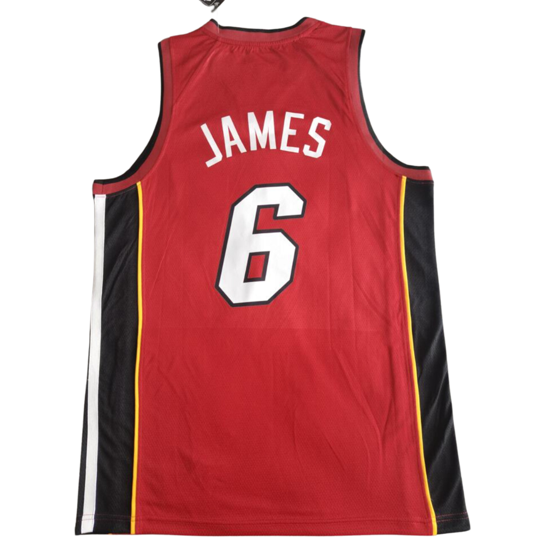 Lebron James #6 Vintage Miami Heat Jersey