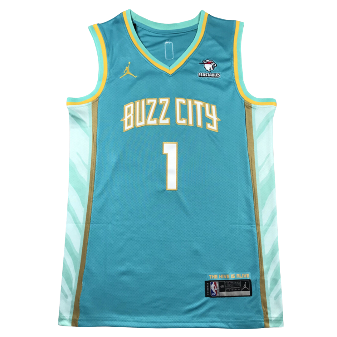 Lamelo Ball #2 Charlotte Hornets City Edition 2023-24 Swingman Jersey