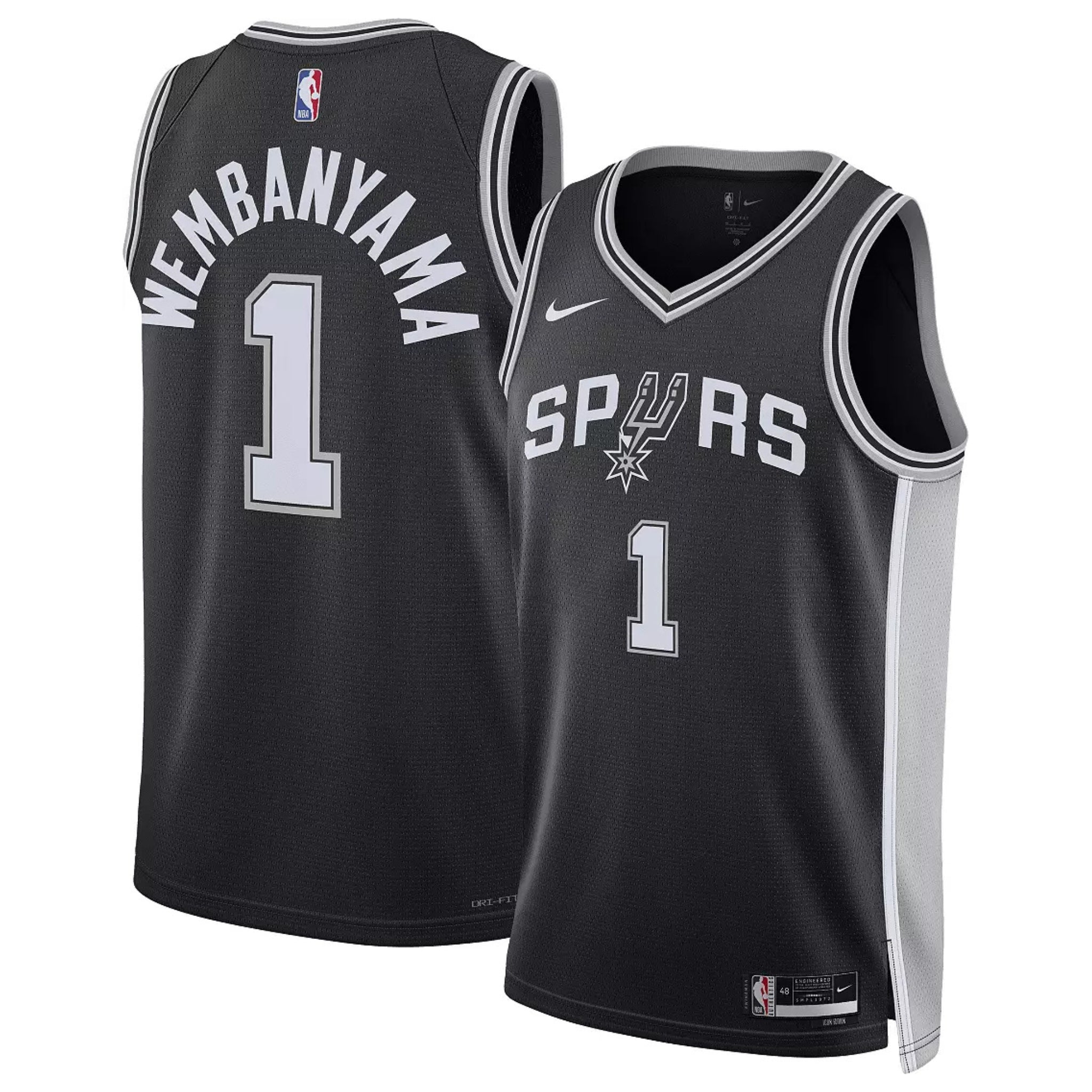 Victor Wembanyama #1 San Antonio Spurs 2025 Icon Edition Swingman Jersey