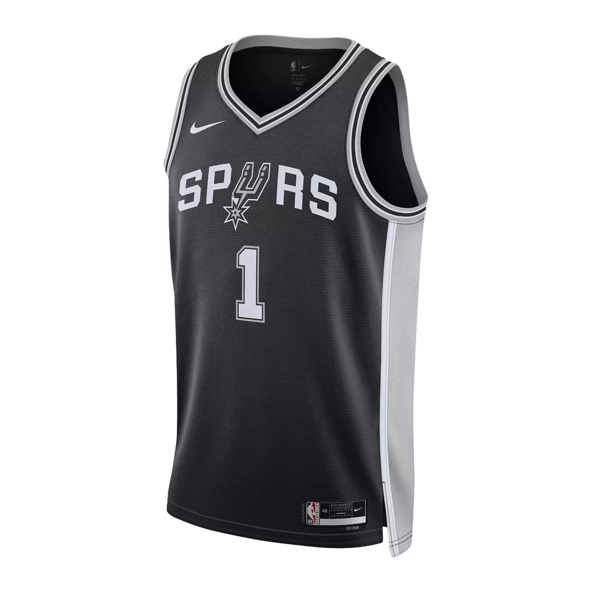 Victor Wembanyama #1 San Antonio Spurs 2025 Icon Edition Swingman Jersey