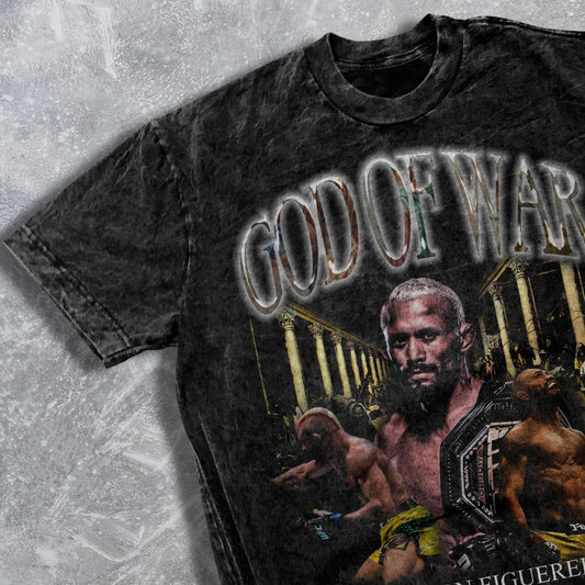 GOD OF WAR UFC DEIVESON FIGUEIREDO Official Vintage Tee