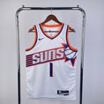 Load image into Gallery viewer, Devin Booker #1 Phoenix Suns NBA White Association Edition 2024-25 Swingman Jersey
