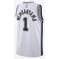 Load image into Gallery viewer, Victor Wembanyama #1 San Antonio Spurs 2025 Association Edition White Swingman Jersey
